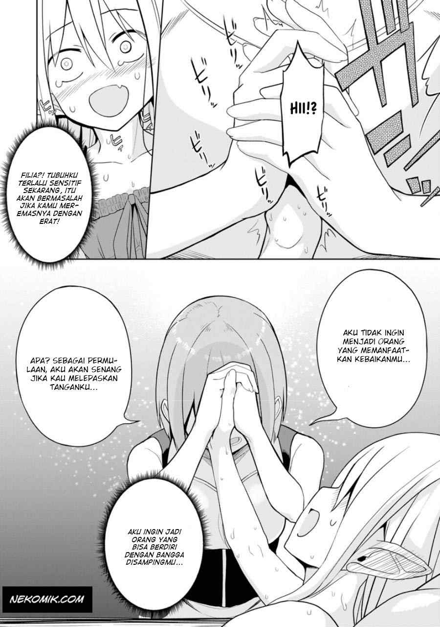 Eroi Koto Suru Tame ni Kyonyuu Bishoujo Dorei o Katta Hazu ga, Oshishou-sama to Shitawa Rete Omotta Toori ni Ikanaku Naru Hanashi Chapter 04 Gambar 9