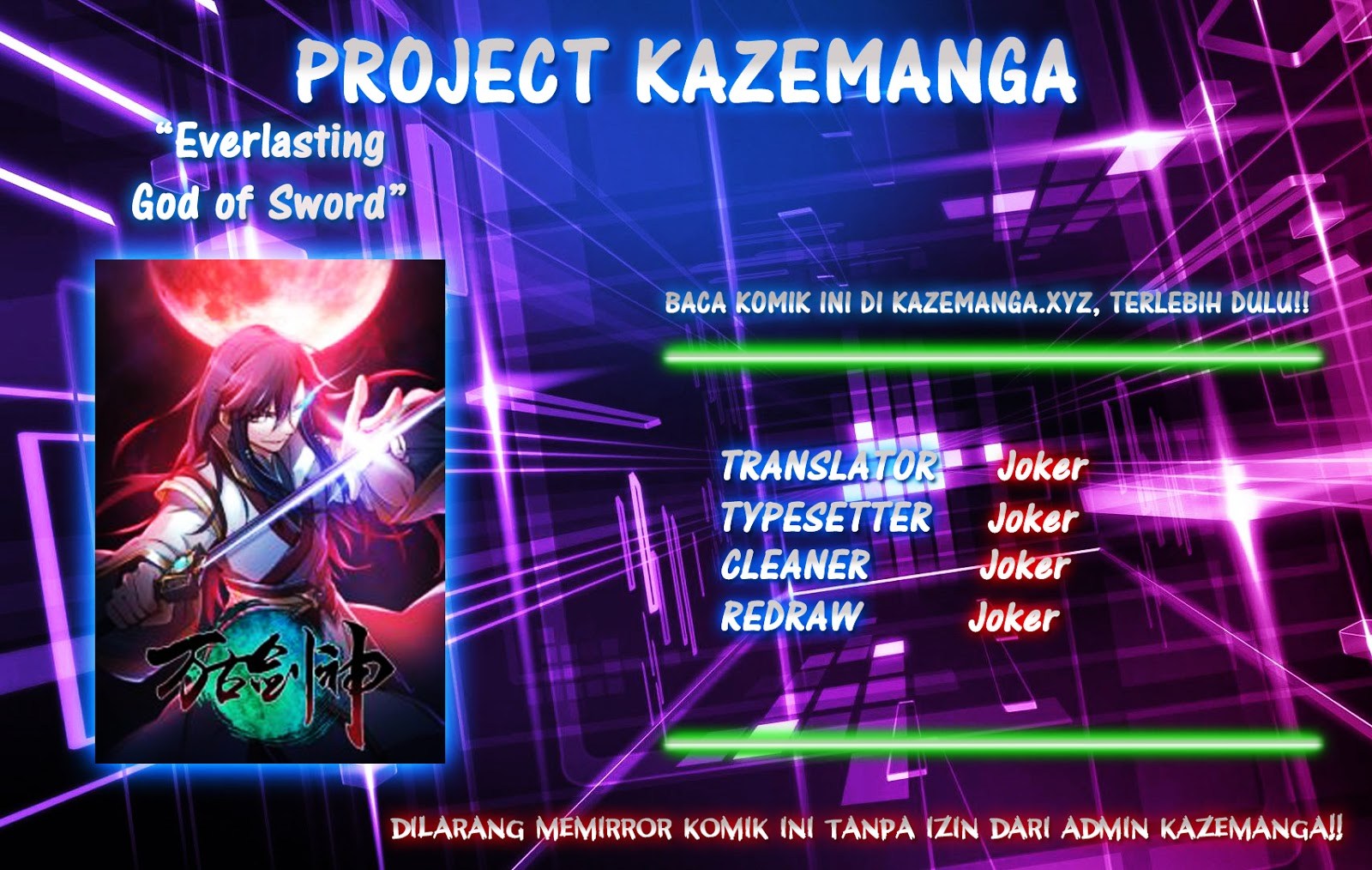 Everlasting God of Sword Chapter 09 Gambar 1