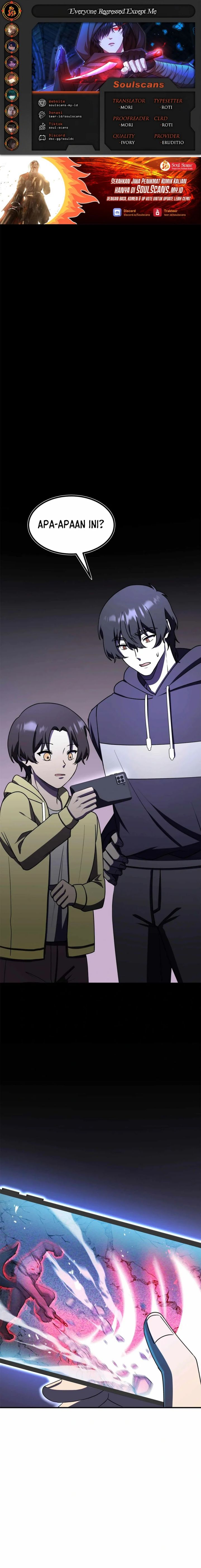 Everyone Regressed Except Me Chapter 35 Gambar 1