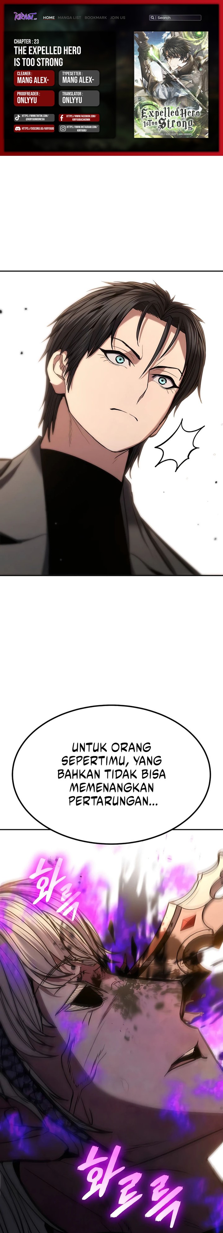 Expelled Hero Is Too Strong Chapter 23 Gambar 1