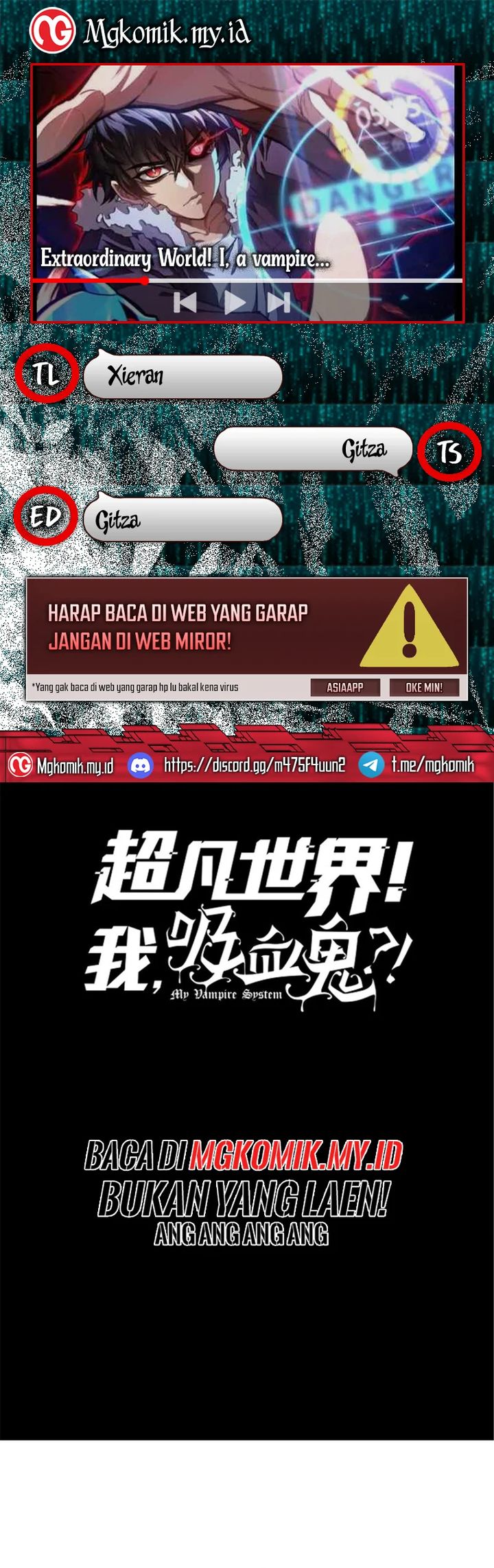 Extraordinary World?! Me… A Vampire?! Chapter 03 Gambar 1