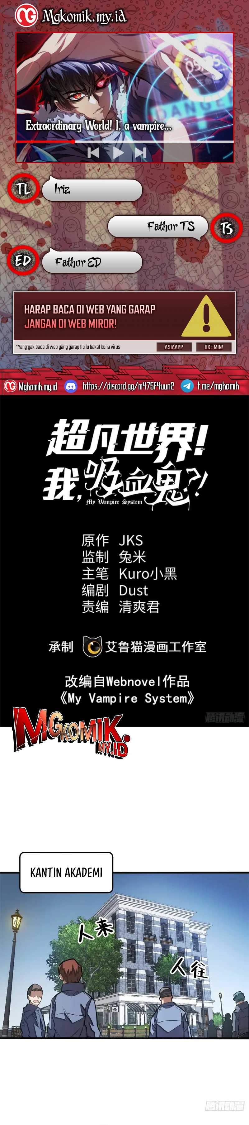 Extraordinary World?! Me… A Vampire?! Chapter 09 Gambar 1