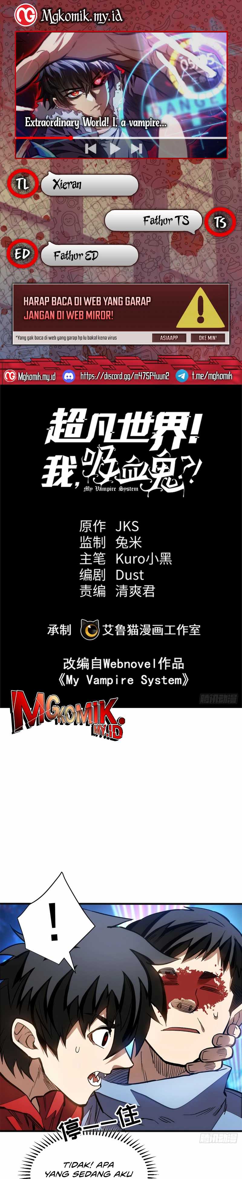 Extraordinary World?! Me… A Vampire?! Chapter 13 Gambar 1