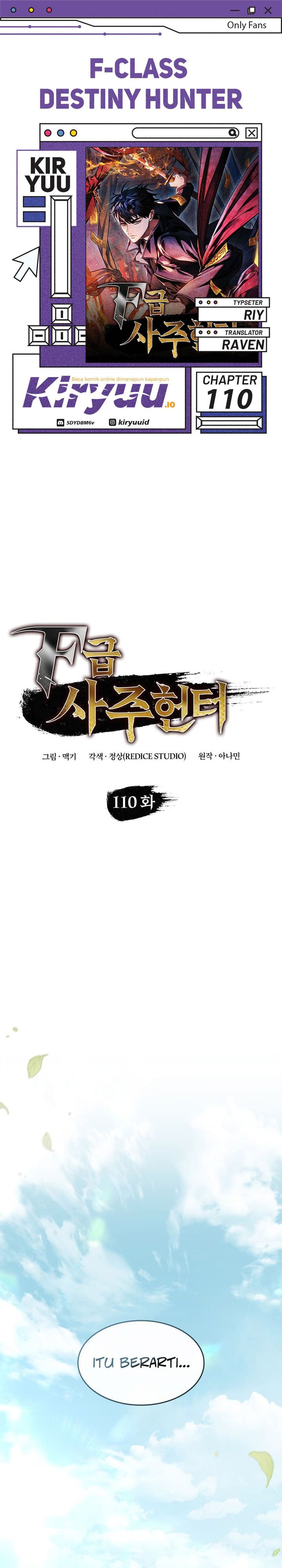 F-Class Destiny Hunter Chapter 110 Gambar 1