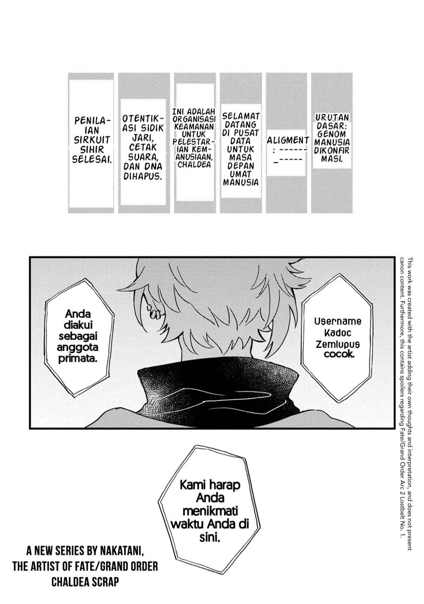 Fate/Grand Order: from Lostbelt Chapter 01 Gambar 1