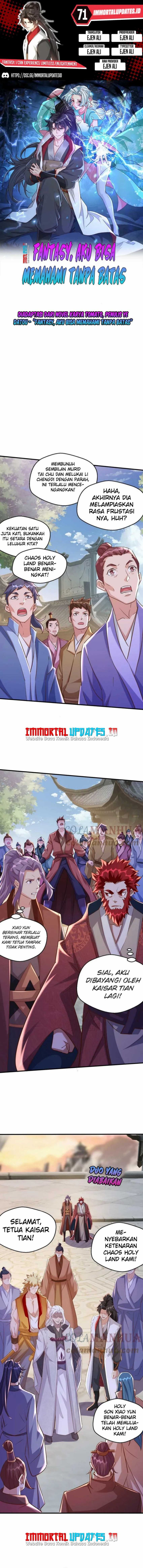 Fantasy: I Can Experience Limitless Enlightenment Chapter 71 Gambar 1