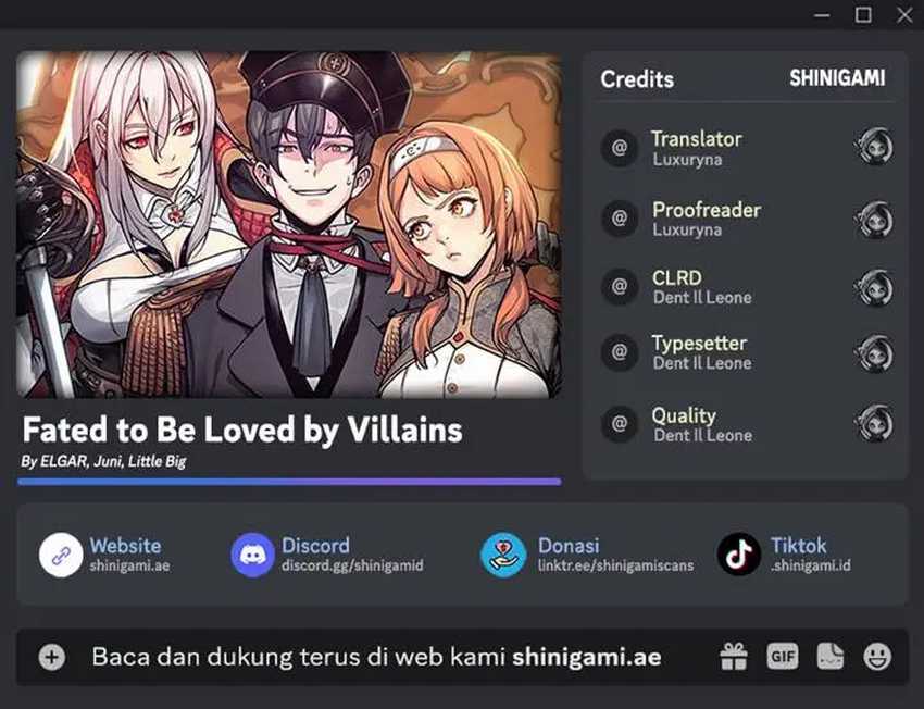 Fated To Be Loved By Villains Chapter 15 Gambar 1