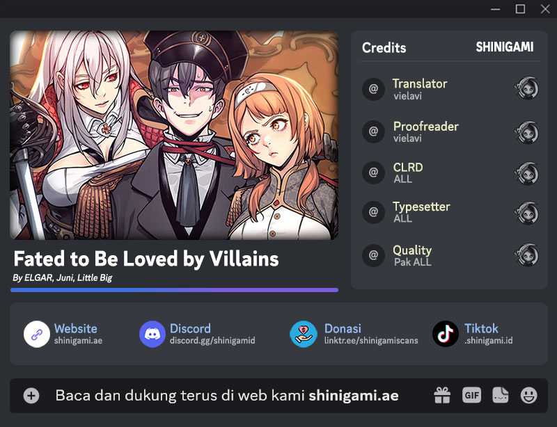 Fated To Be Loved By Villains Chapter 20 Gambar 1