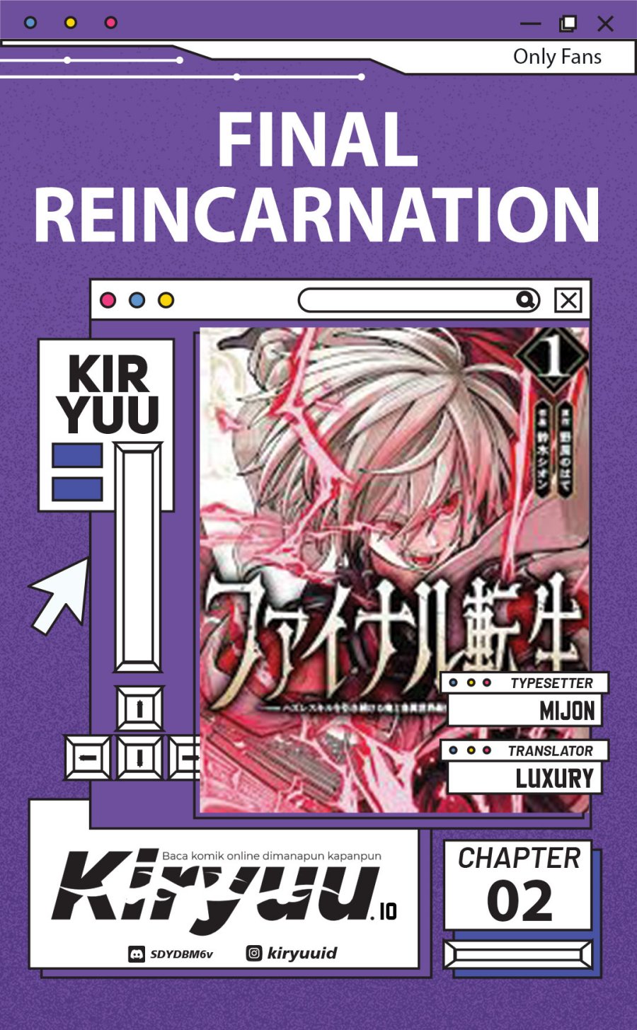 Final Reincarnation ~Me and the Strongest Companions in Each Other World, Keeping Pulling at the Bad Skills~ Chapter 02 Gambar 1