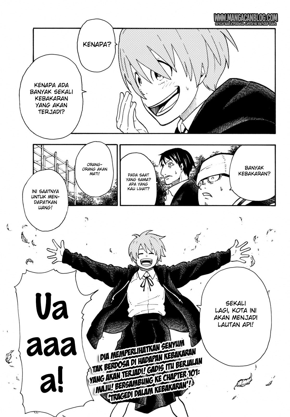 Fire Brigade of Flame (Enen no Shouboutai) Chapter 100 Gambar 19