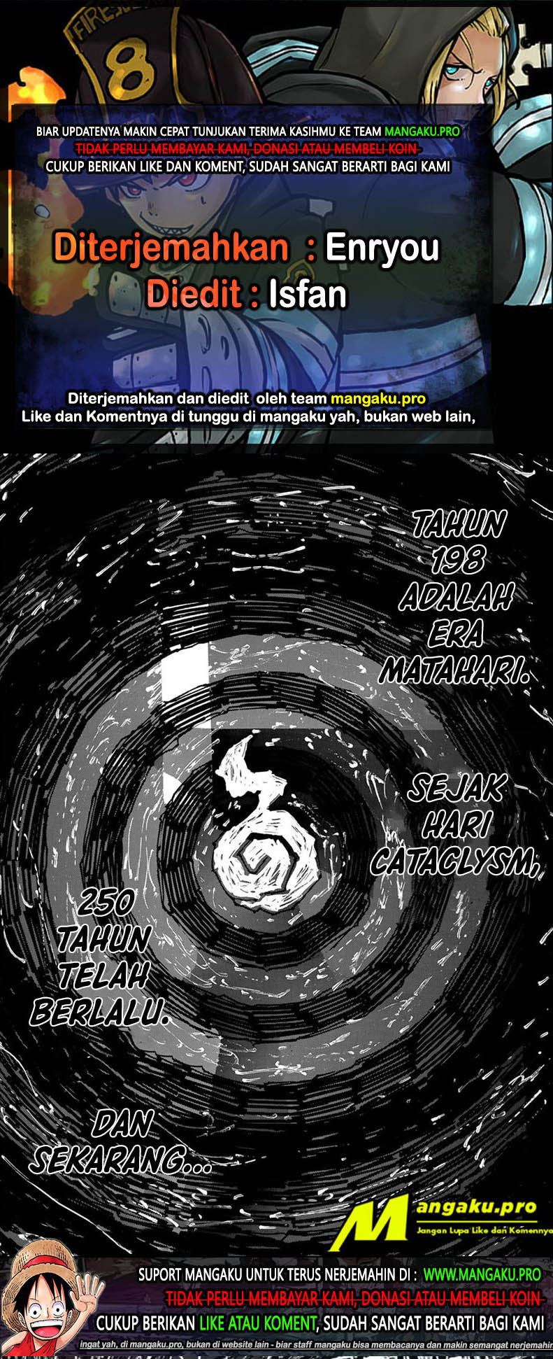 Fire Brigade of Flame (Enen no Shouboutai) Chapter 250 Gambar 1