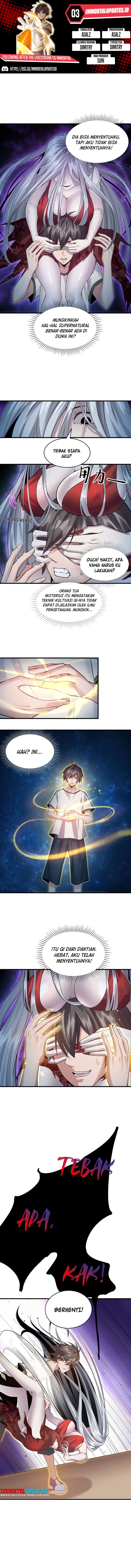 Following After the Livestream to Immortal Cultivator Chapter 03 Gambar 1