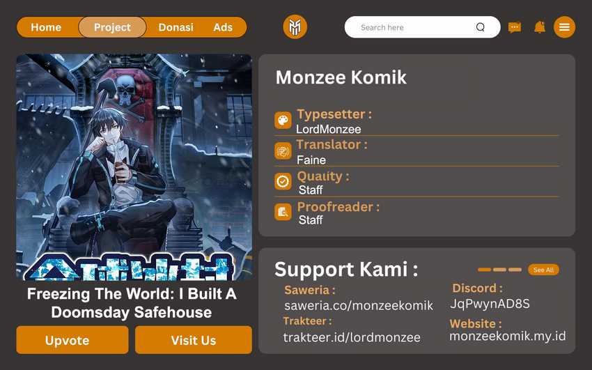 Freezing The World: I Built A Doomsday Safehouse Chapter 362 Gambar 1