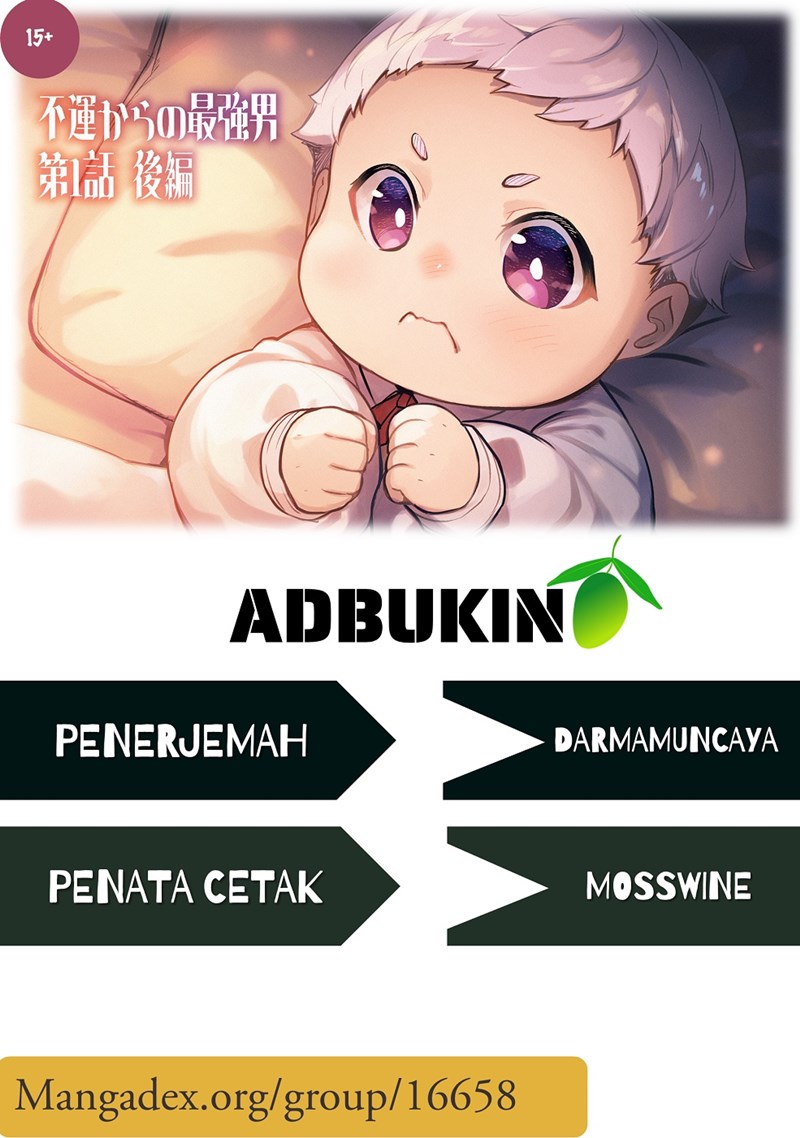 Fuun Kara no Saikyou Otoko (Unluckiness to the Strongest Man) Chapter 03.1 Gambar 1