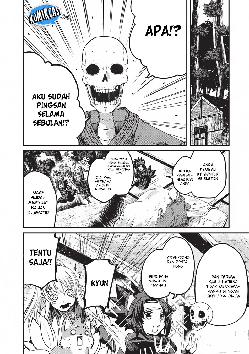 Gaikotsu Kishi-sama, Tadaima Isekai e Odekakechuu Chapter 24 Gambar 19