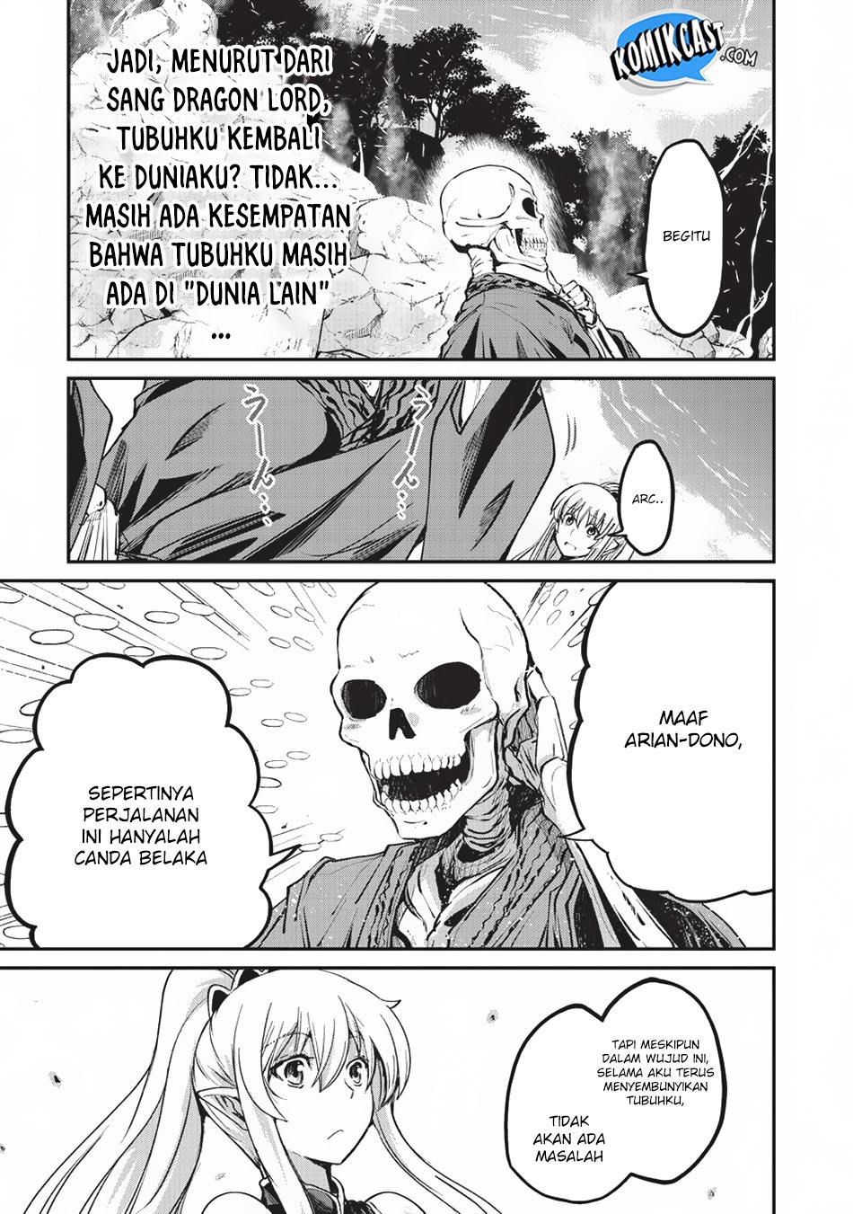 Gaikotsu Kishi-sama, Tadaima Isekai e Odekakechuu Chapter 24 Gambar 22