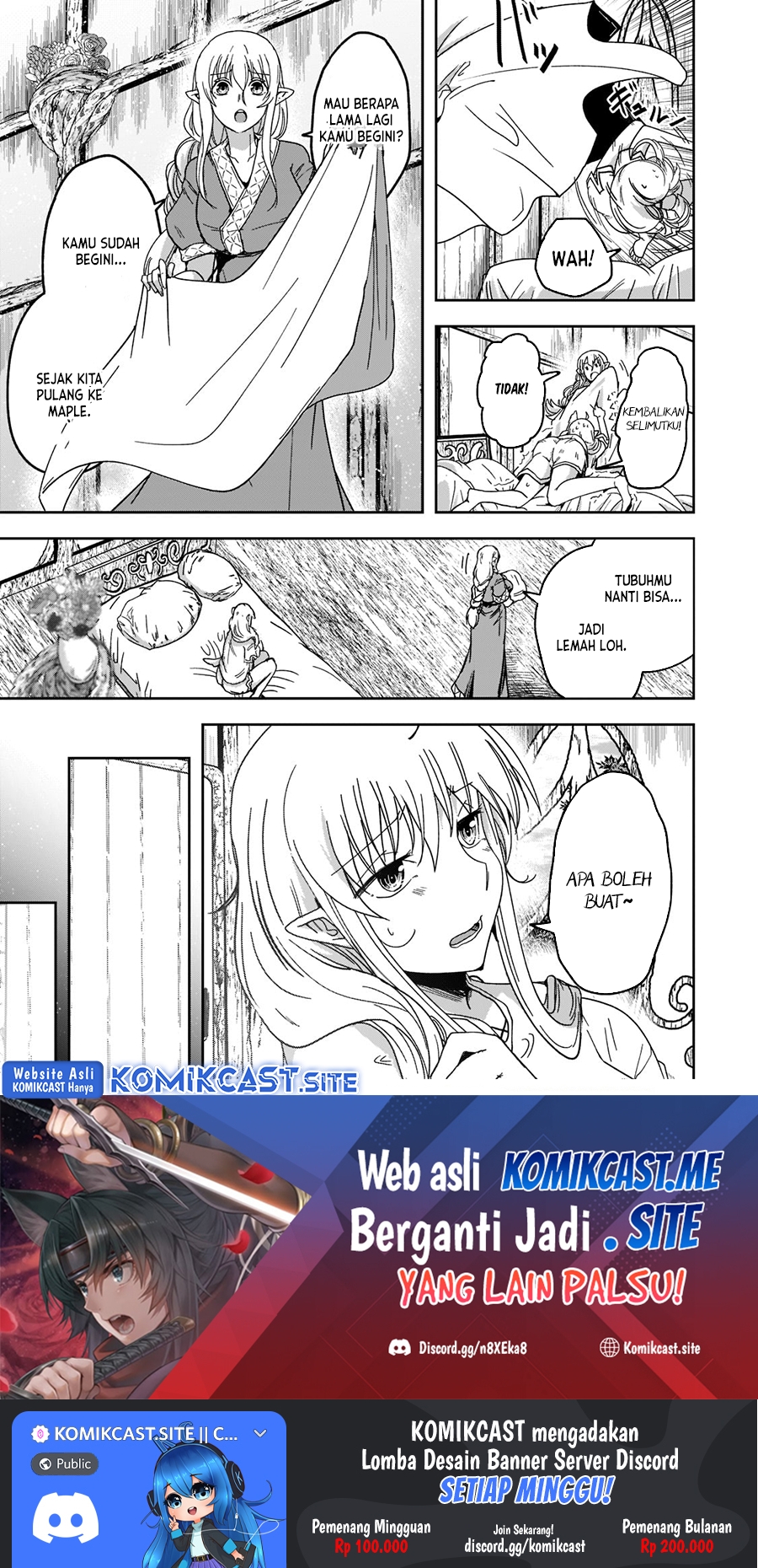 Gaikotsu Kishi-sama, Tadaima Isekai e Odekakechuu Chapter 55.1 Gambar 13