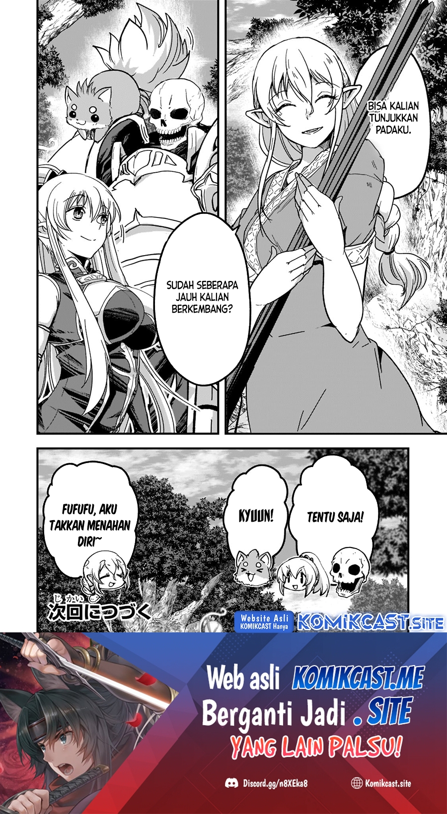 Gaikotsu Kishi-sama, Tadaima Isekai e Odekakechuu Chapter 55.2 Gambar 18