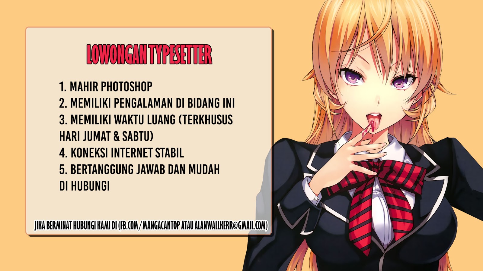 Gakkou Gurashi Chapter 8 Gambar 1