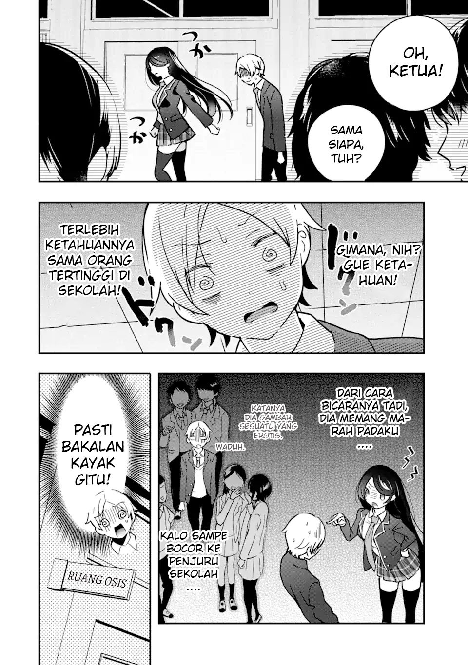 Gakuen 1 no Bishoujo wa x x Eshi no Ore ni Horeteiru!? (The Number 1 Beautiful Girl in the School is in Love With Me, the XXX Artist.) Chapter 01.2 Gambar 5
