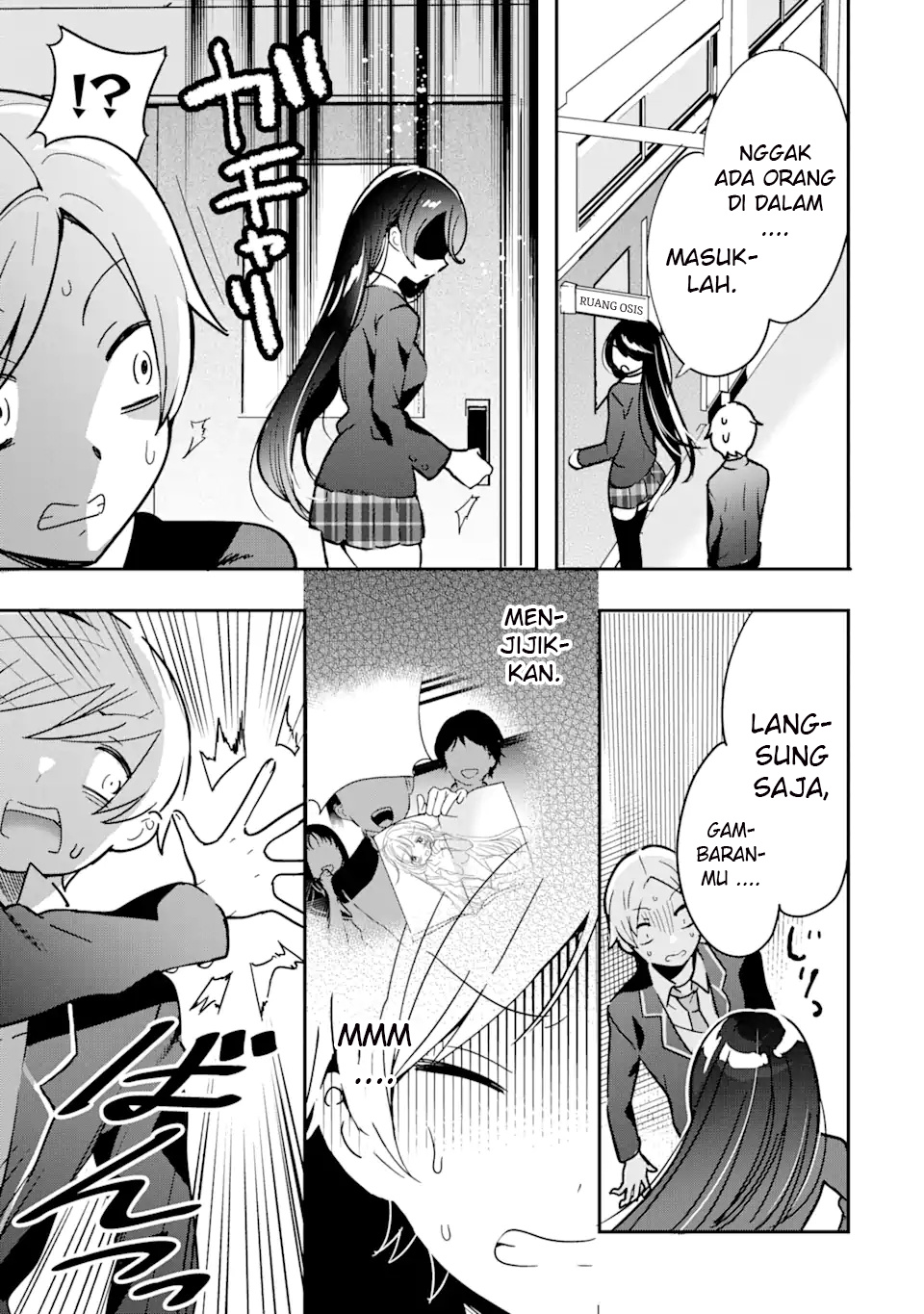 Gakuen 1 no Bishoujo wa x x Eshi no Ore ni Horeteiru!? (The Number 1 Beautiful Girl in the School is in Love With Me, the XXX Artist.) Chapter 01.2 Gambar 6