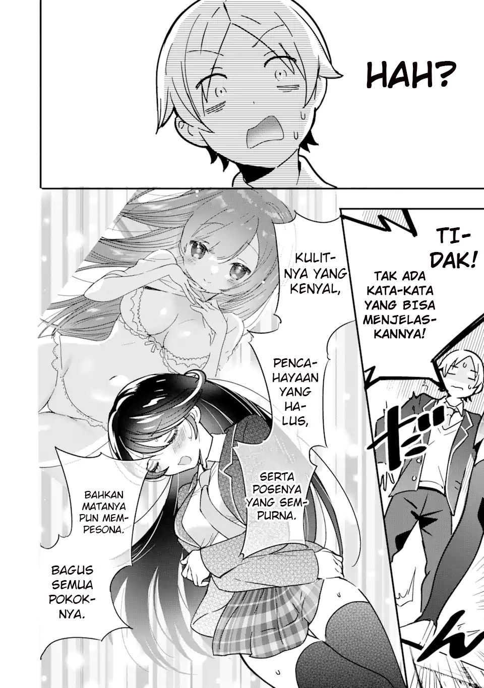 Gakuen 1 no Bishoujo wa x x Eshi no Ore ni Horeteiru!? (The Number 1 Beautiful Girl in the School is in Love With Me, the XXX Artist.) Chapter 01.2 Gambar 8