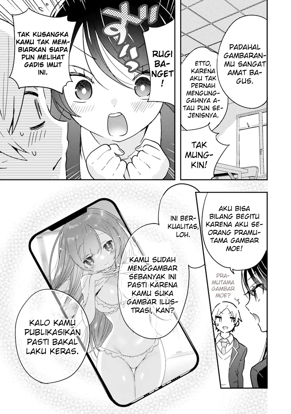Gakuen 1 no Bishoujo wa x x Eshi no Ore ni Horeteiru!? (The Number 1 Beautiful Girl in the School is in Love With Me, the XXX Artist.) Chapter 01.2 Gambar 11