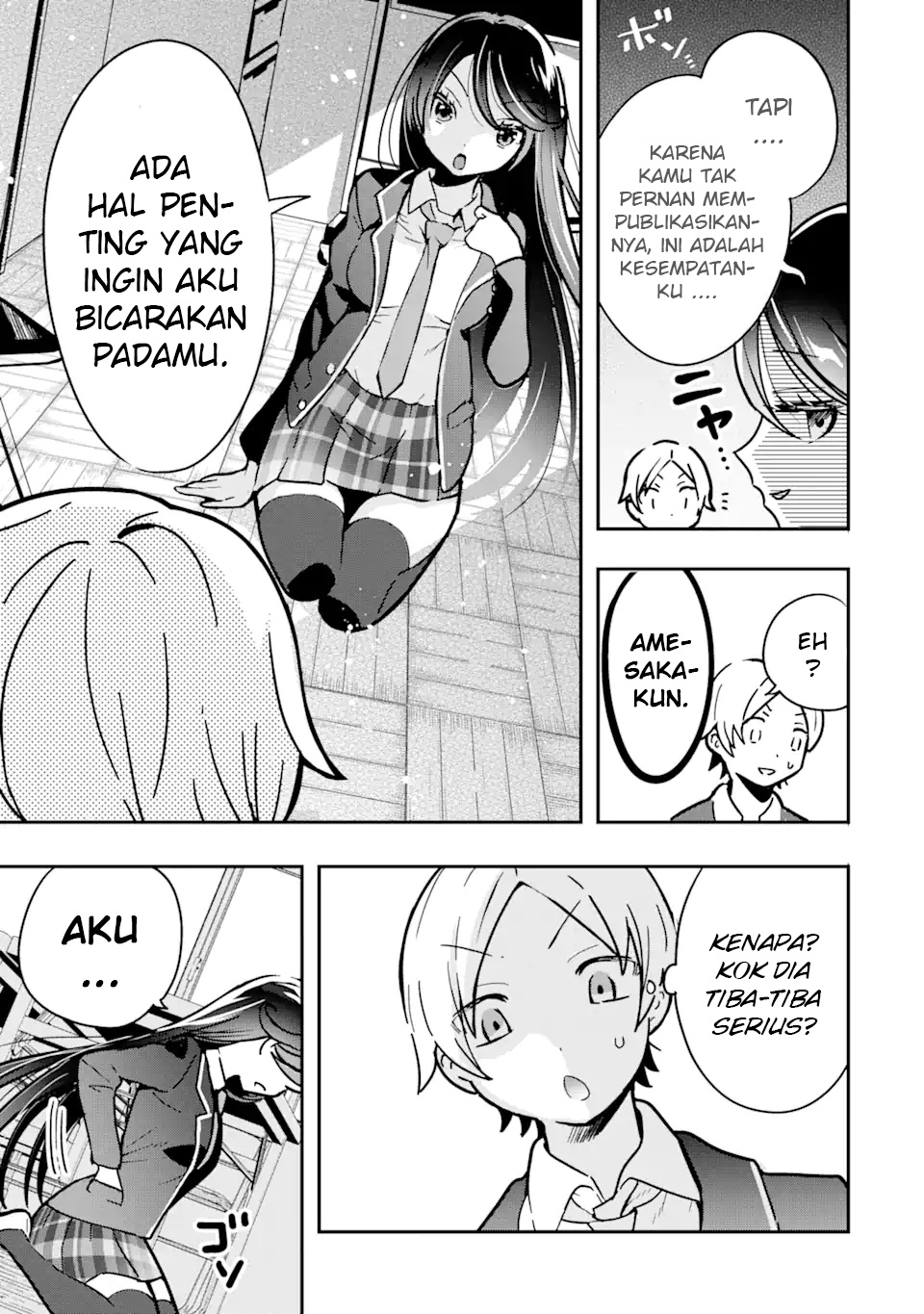 Gakuen 1 no Bishoujo wa x x Eshi no Ore ni Horeteiru!? (The Number 1 Beautiful Girl in the School is in Love With Me, the XXX Artist.) Chapter 01.2 Gambar 14