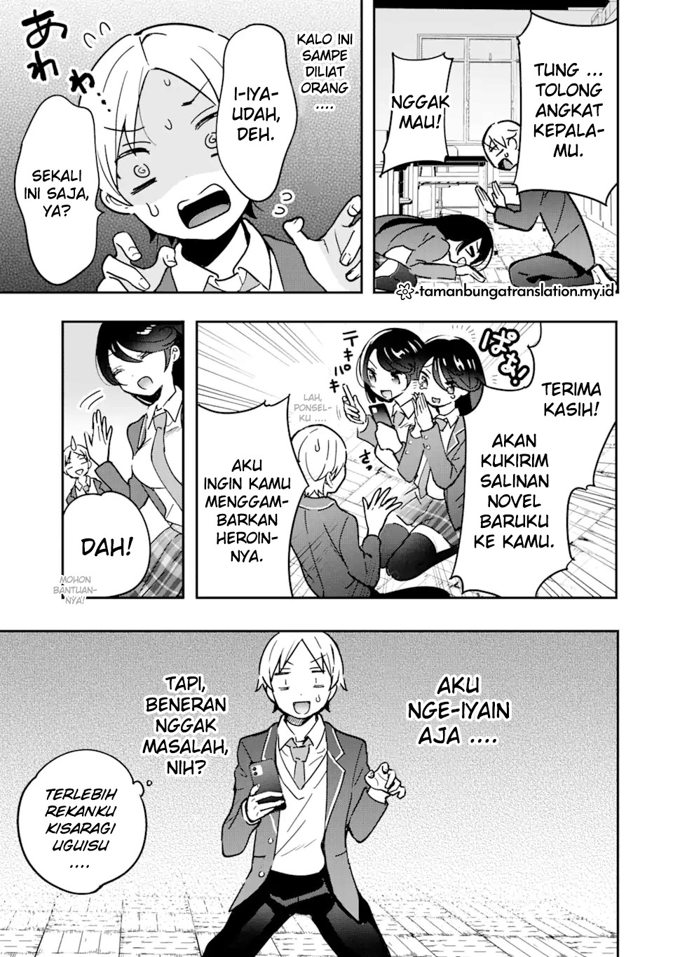 Gakuen 1 no Bishoujo wa x x Eshi no Ore ni Horeteiru!? (The Number 1 Beautiful Girl in the School is in Love With Me, the XXX Artist.) Chapter 02.1 Gambar 7
