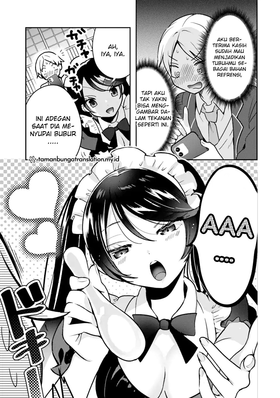 Gakuen 1 no Bishoujo wa x x Eshi no Ore ni Horeteiru!? (The Number 1 Beautiful Girl in the School is in Love With Me, the XXX Artist.) Chapter 02.1 Gambar 19