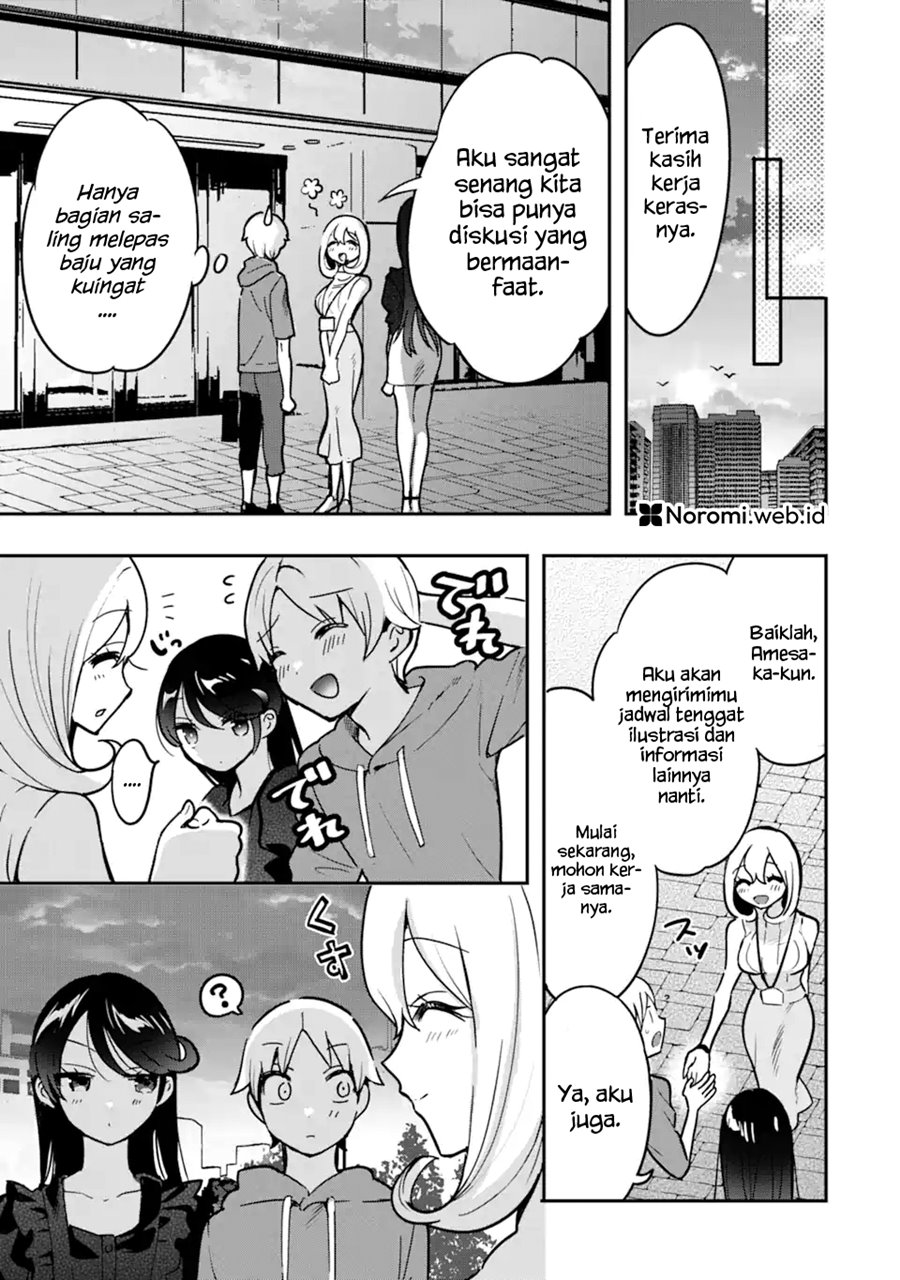 Gakuen 1 no Bishoujo wa x x Eshi no Ore ni Horeteiru!? (The Number 1 Beautiful Girl in the School is in Love With Me, the XXX Artist.) Chapter 04.2 Gambar 7