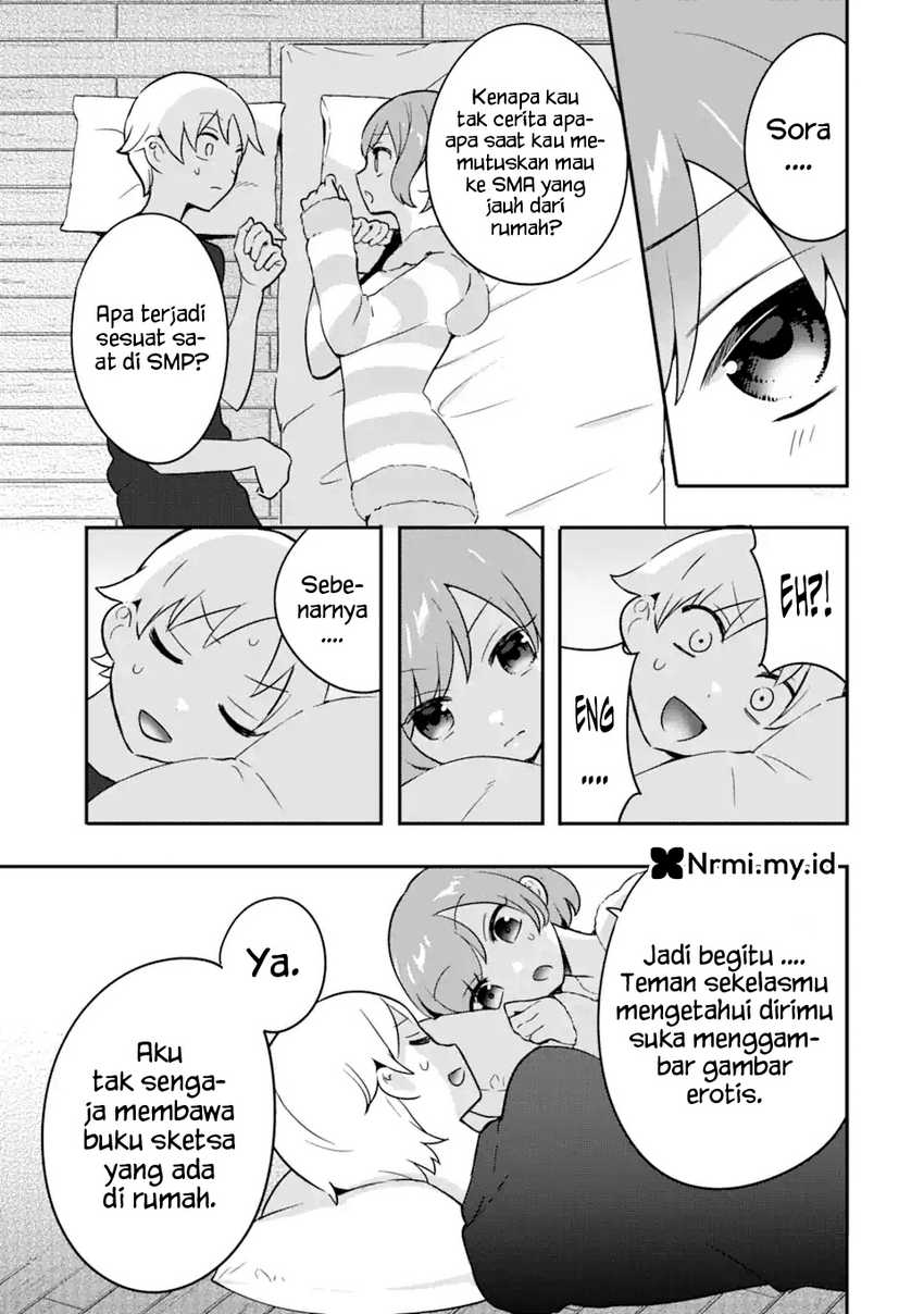 Gakuen 1 no Bishoujo wa x x Eshi no Ore ni Horeteiru!? (The Number 1 Beautiful Girl in the School is in Love With Me, the XXX Artist.) Chapter 07 Gambar 24
