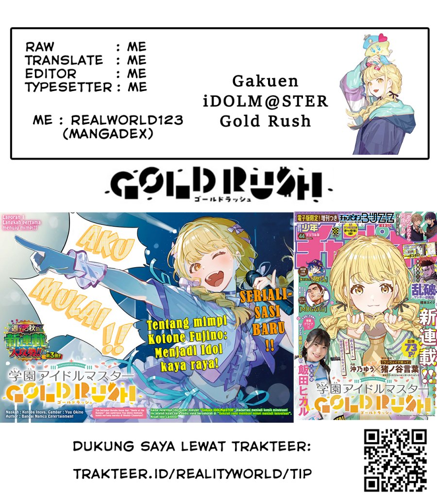 Gakuen Idolm@ster Gold Rush Chapter 13 Gambar 21