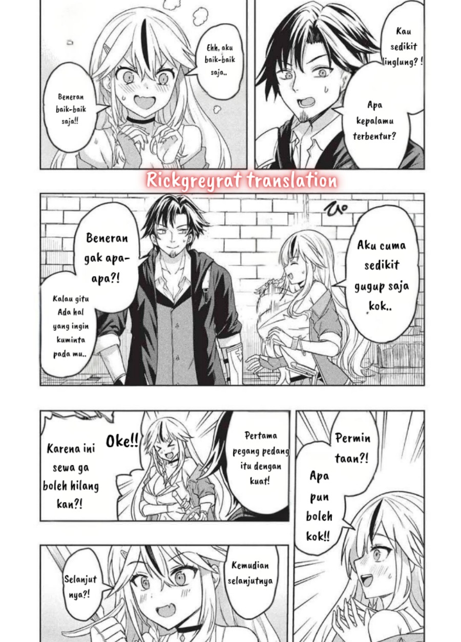 Gal to Dungeon to Shuukai Okure no Tansaku Eiyuutan ~Moto Legend Ima wa Wakeari tei Rank Tansakushana Ore ga, S-Kyuu Gal ni Natsukare Makutte Ikusei wo Makase Sareta~ Chapter 02 Gambar 16