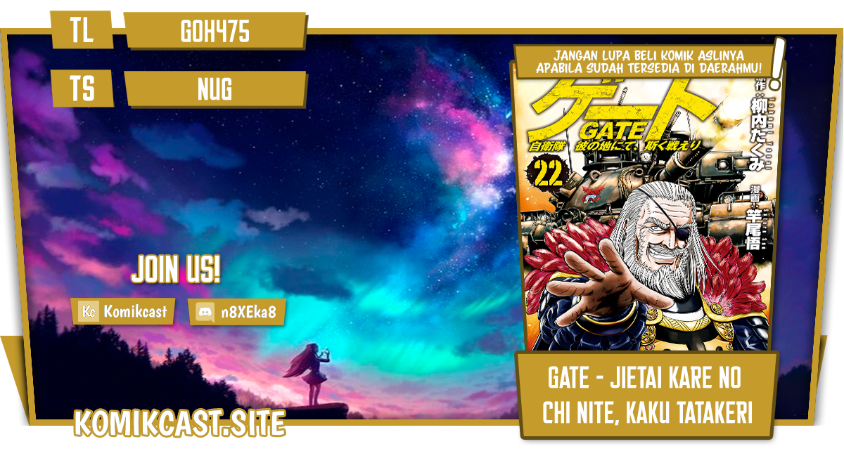 Gate – Jietai Kare no Chi nite, Kaku Tatakeri Chapter 120 Gambar 1