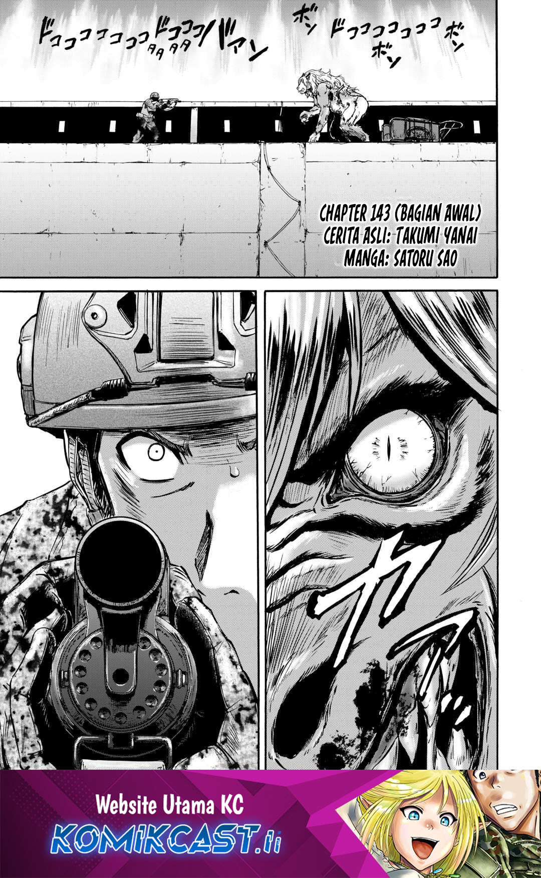 Gate – Jietai Kare no Chi nite, Kaku Tatakeri Chapter 143 Gambar 2