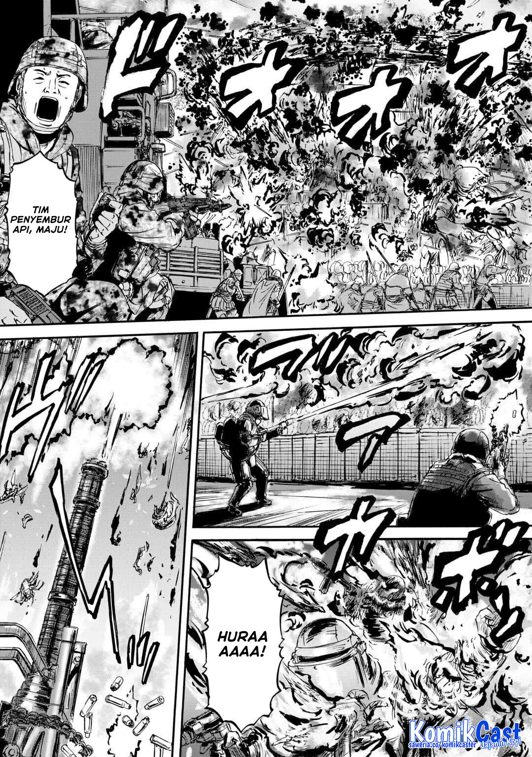 Gate – Jietai Kare no Chi nite, Kaku Tatakeri Chapter 143 Gambar 17