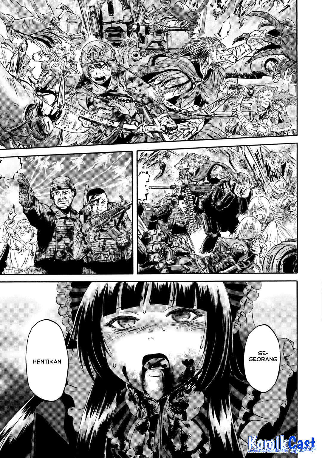 Gate – Jietai Kare no Chi nite, Kaku Tatakeri Chapter 143 Gambar 21