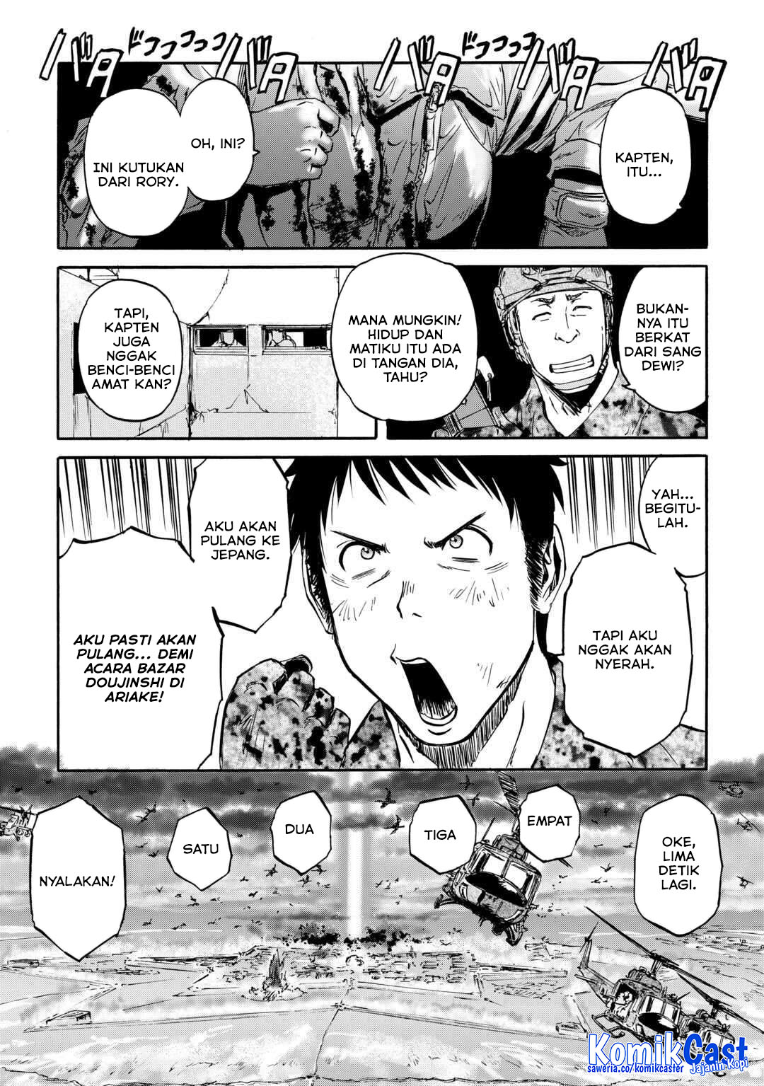 Gate – Jietai Kare no Chi nite, Kaku Tatakeri Chapter 143 Gambar 32