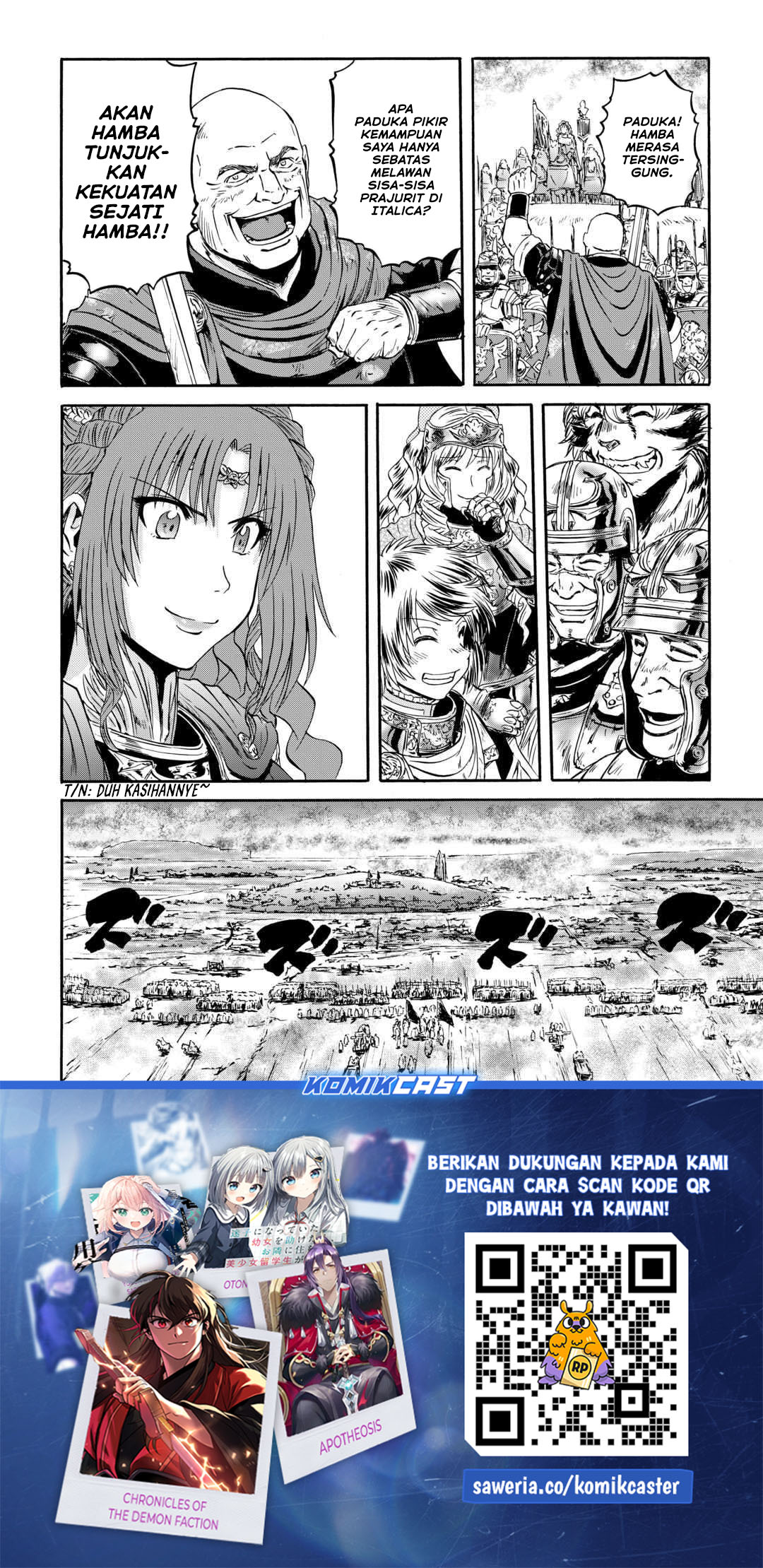 Gate – Jietai Kare no Chi nite, Kaku Tatakeri Chapter 143 Gambar 47