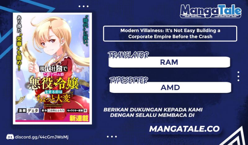 Gendai Shakai de Otome Game no Akuyaku Reijou wo suru no wa Chotto Taihen Chapter 02.2 Gambar 1