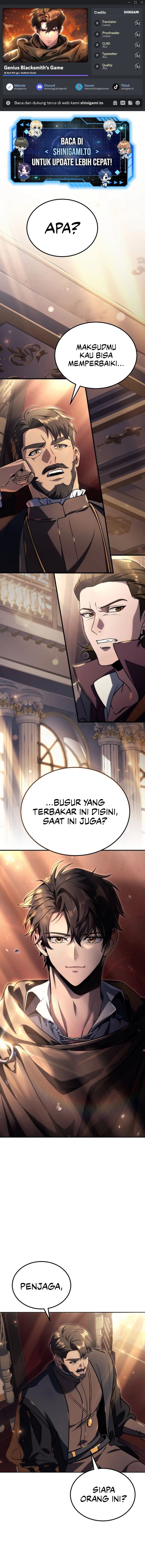 Genius Blacksmith’s Game Chapter 06 Gambar 1