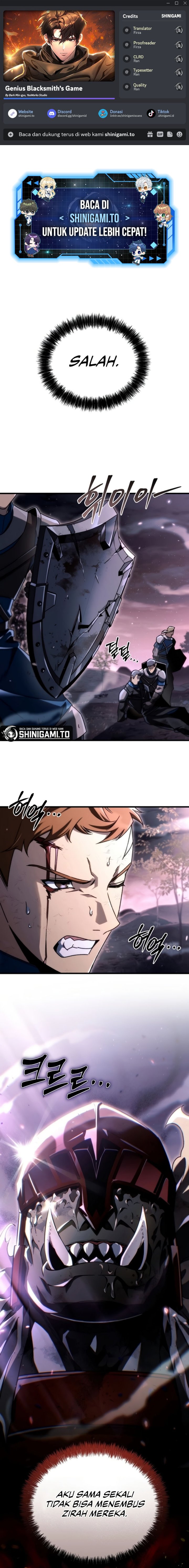 Genius Blacksmith’s Game Chapter 09 Gambar 1