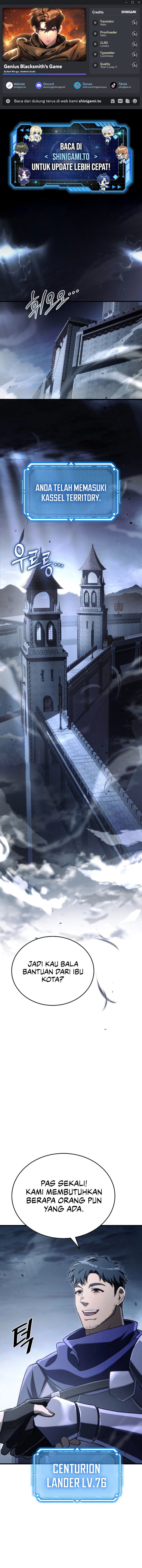 Genius Blacksmith’s Game Chapter 13 Gambar 1