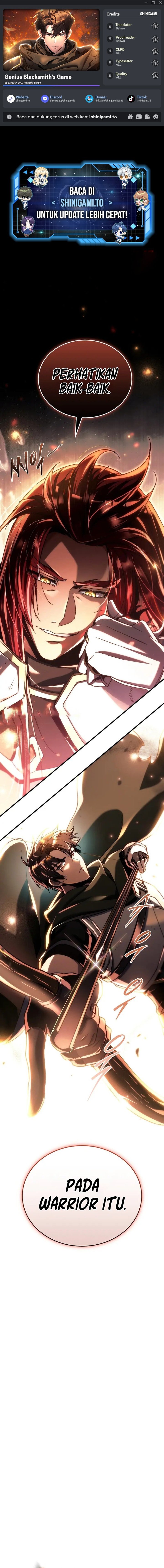 Genius Blacksmith’s Game Chapter 18 Gambar 1