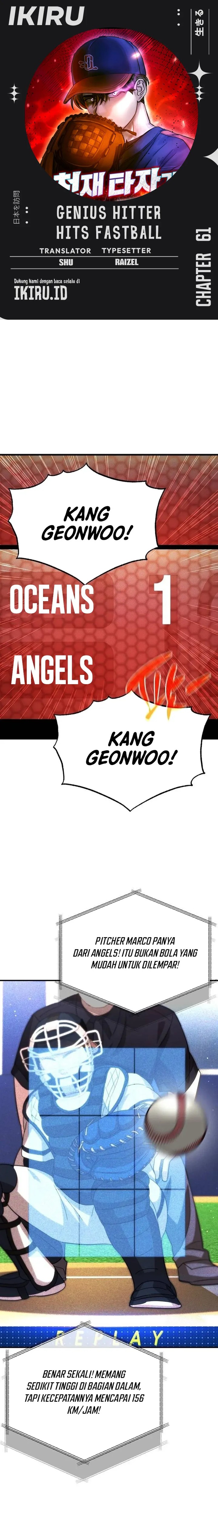 Genius Hitter Hits Fastball Chapter 61 Gambar 1