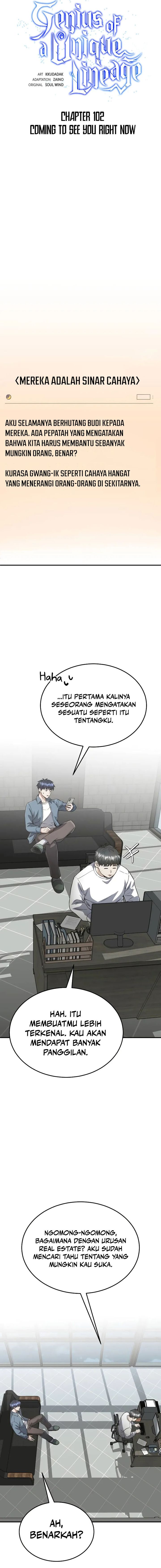Genius of the Unique Lineage Chapter 102 Gambar 8