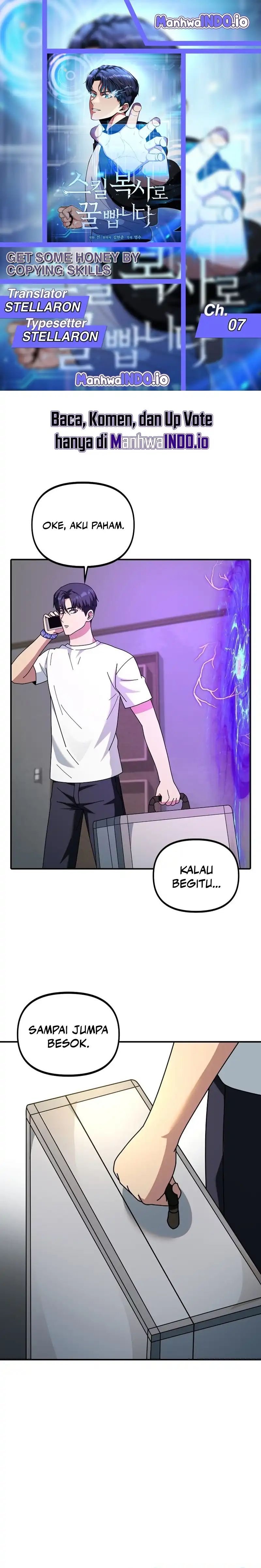 Get Some Honey by Copying Skills Chapter 07 Gambar 1