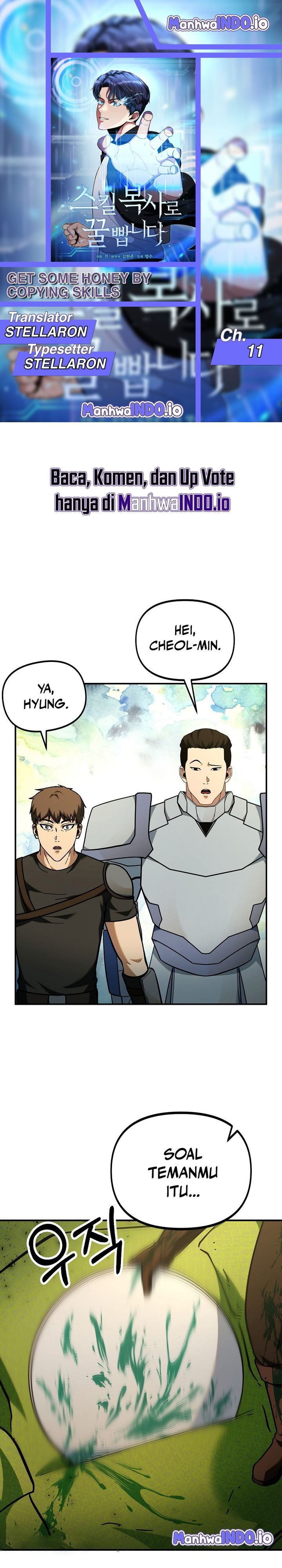 Get Some Honey by Copying Skills Chapter 11 Gambar 1