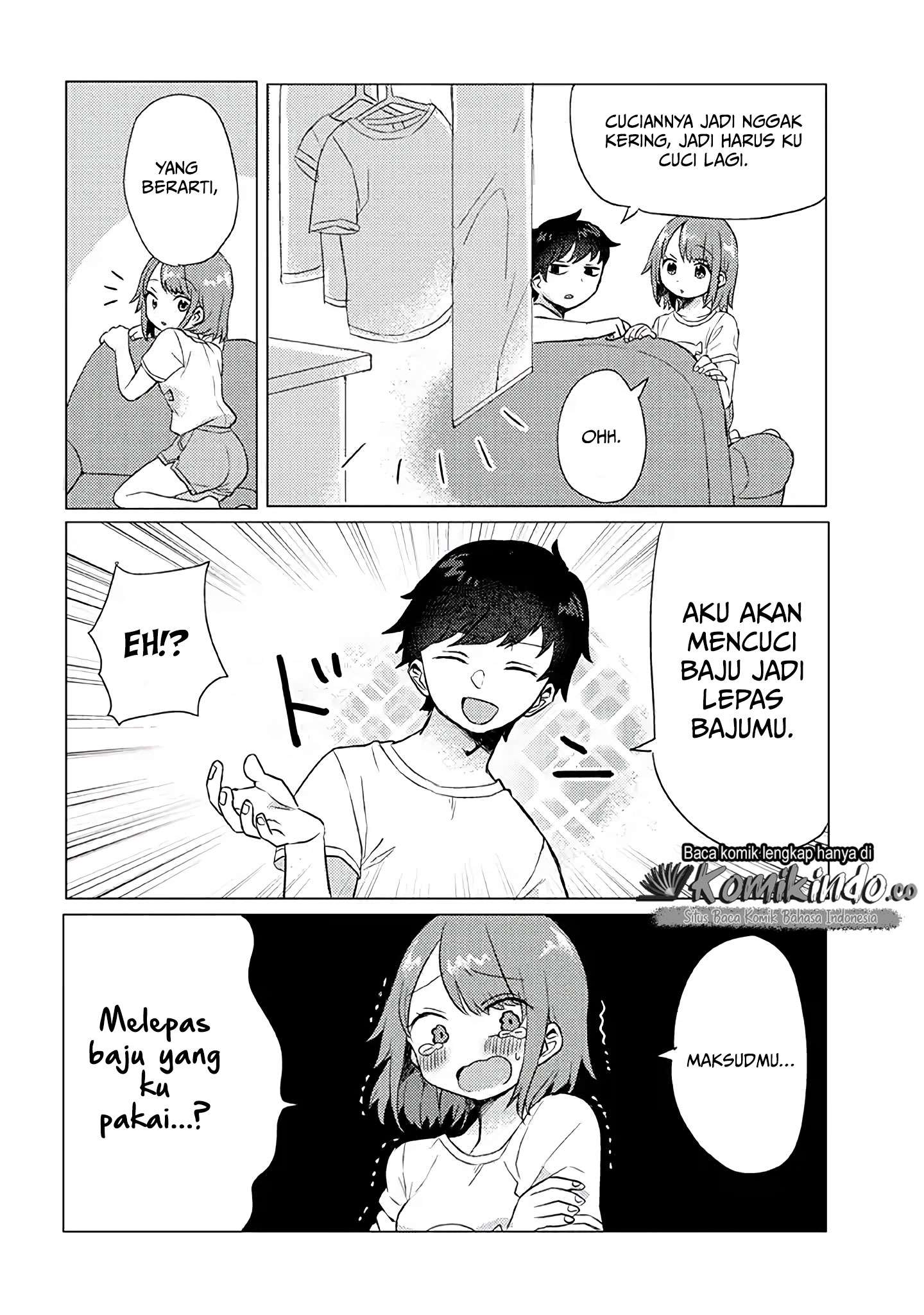 Girlfriend Who Absolutely Doesn’t Want to Take a Bath VS Boyfriend Who Absolutely Wants Her to Take a Bath Chapter 09 Gambar 3